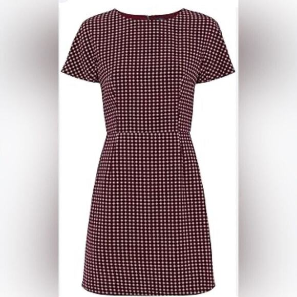 FRENCH CONNECTION BERRY BLUSH SLIM FIT DRESS‎ SIZE 2 NWT - Picture 1 of 10